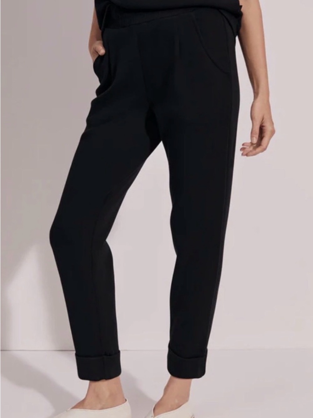 Varley Doublesoft  Knit Roll Cuff Jogger Sweat Pants